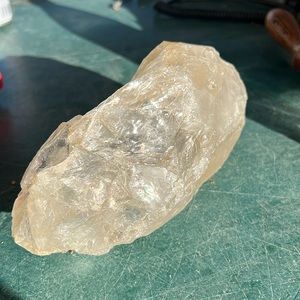 Natural crystal quartz rock